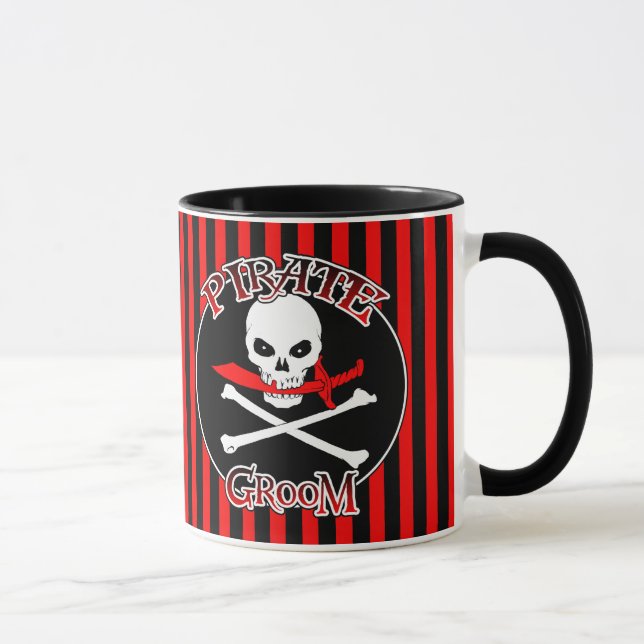 Pirate Groom Mug (Right)