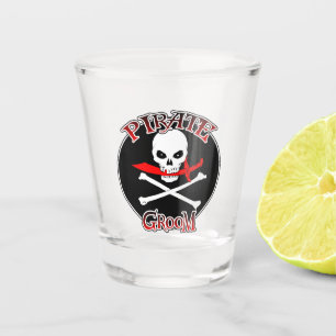 Pirate Groom Shot Glass