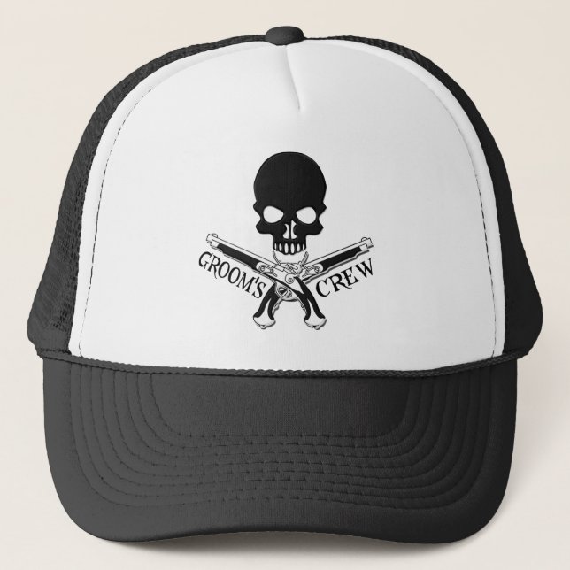 Pirate Groom's Crew Hat (Front)