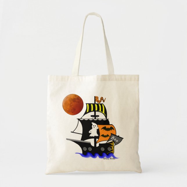 Pirate Halloween Candy Bag (Front)
