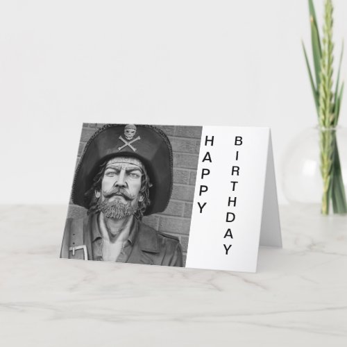 Pirate Happy Birthday Card