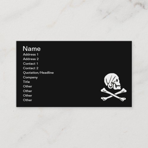 pirate-henry-every business card