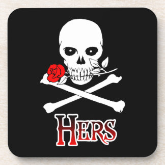 Pirate Hers Beverage Coaster