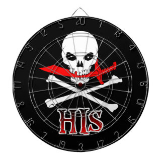 Pirate His Dartboard With Darts