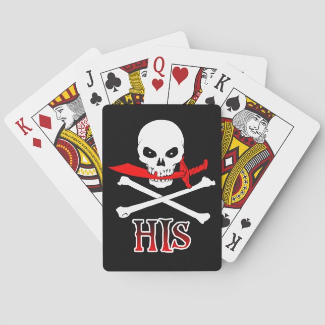 Pirate His Poker Cards (Back)