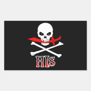Pirate His Rectangular Sticker
