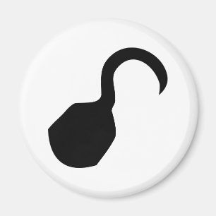 Pirate hook magnet