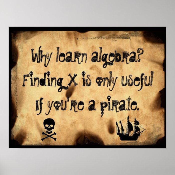 Pirate Humor Poster