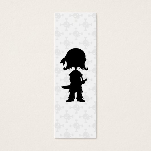 Pirate in Silhouette Bookmark (Front)