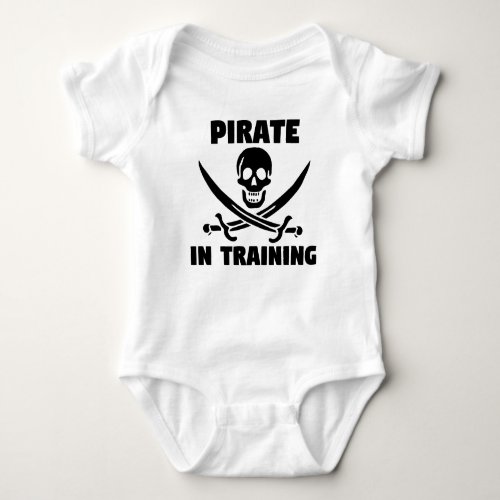 Pirate In Training Baby Bodysuit