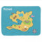 Pirate Island Adventure Treasure Map For Baby Boys