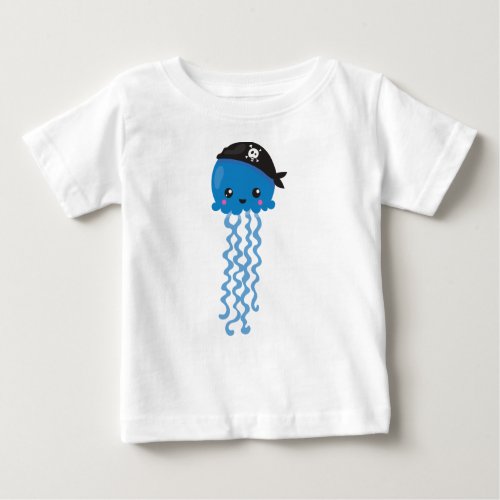 Pirate Jellyfish Cute Jellyfish Little Jellyfish Baby T_Shirt