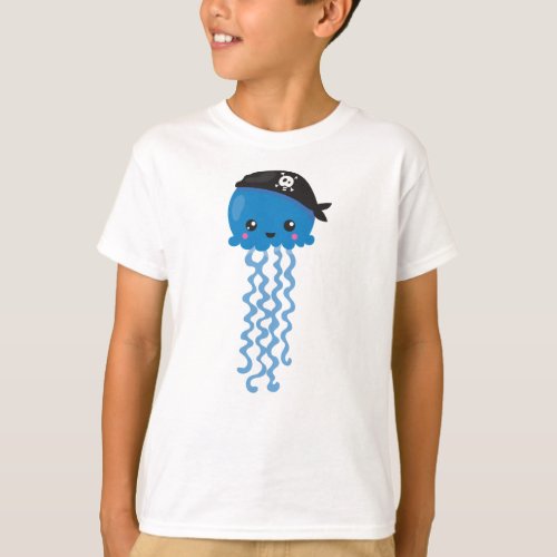 Pirate Jellyfish Cute Jellyfish Little Jellyfish T_Shirt