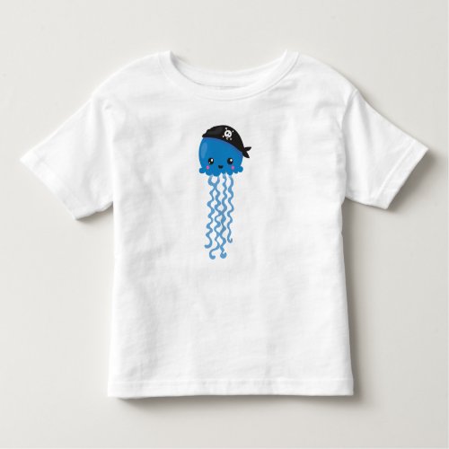 Pirate Jellyfish Cute Jellyfish Little Jellyfish Toddler T_shirt