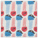 Pirate Jellyfish, Jellyfish Pattern, Sea Animals Fabric
