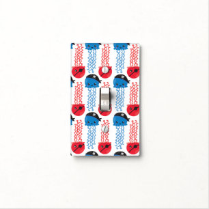 Pirate Jellyfish, Jellyfish Pattern, Sea Animals Light Switch Cover