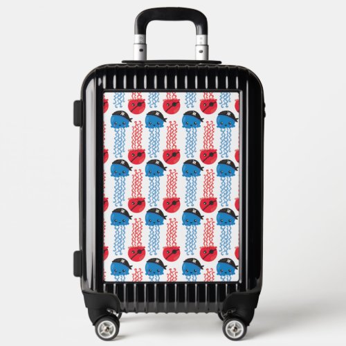 Pirate Jellyfish Jellyfish Pattern Sea Animals Luggage