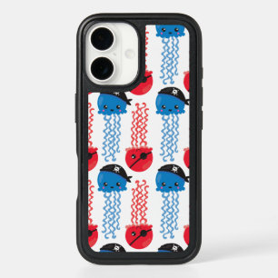 Pirate Jellyfish, Jellyfish Pattern, Sea Animals iPhone 16 Case