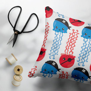 Pirate Jellyfish, Jellyfish Pattern, Sea Animals Pet Bed