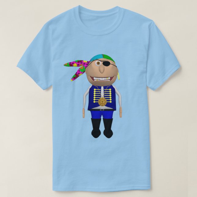 Pirate Johnny T-shirt (Design Front)