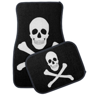 Pirate (Jolly Roger) Flag Car Floor Mat