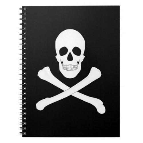 Pirate Jolly Roger Flag Notebook