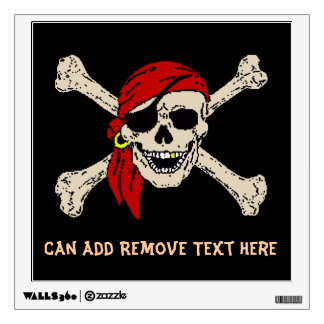Pirate Jolly Roger Flag Wall Sticker