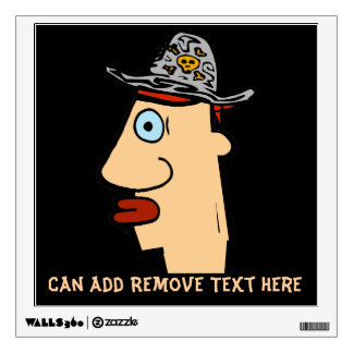 Pirate Jolly Roger Head Wall Sticker