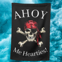 Pirate Jolly Roger House Flag