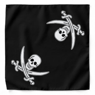 Pirate Jolly Roger Skull - Crossbones Bandana