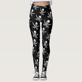 Pirate, Jolly Roger,style, Leggings