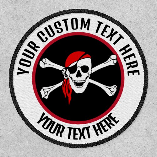 Pirate Jolly Rogers Custom Patch