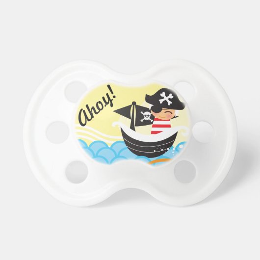 Pirate Kid Pacifier (Front)
