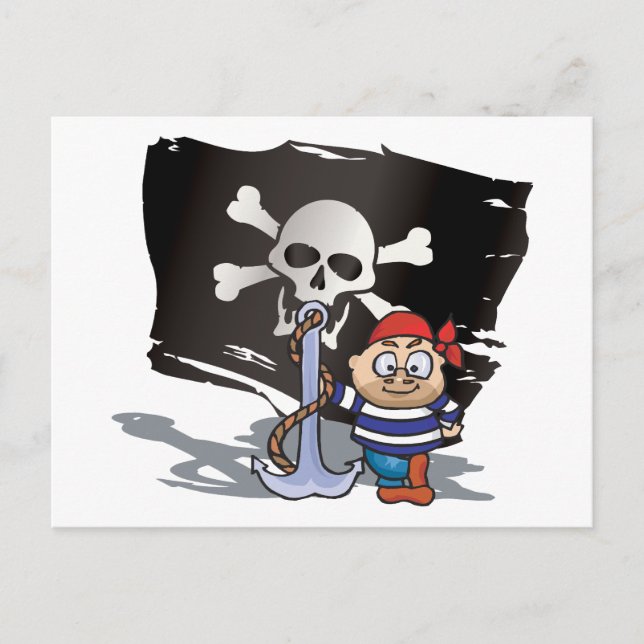 Pirate Kid Postcard (Front)