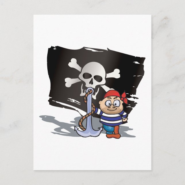 Pirate Kid Postcard (Front)