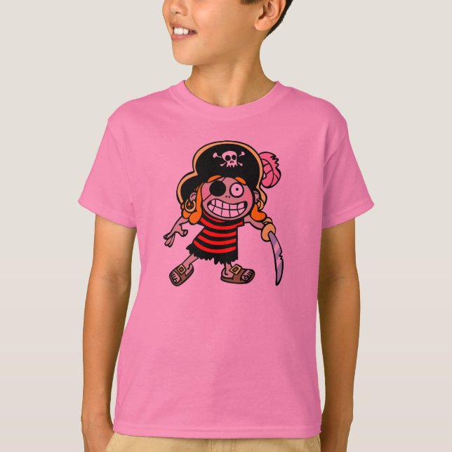 PIRATE KID WITH SWORD T-Shirt (Front)