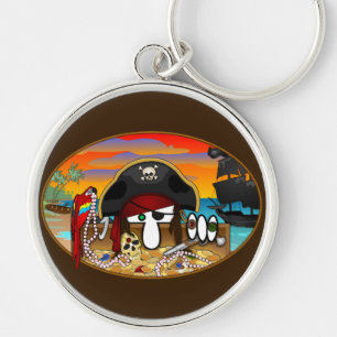 Pirate Kilroy Keychain