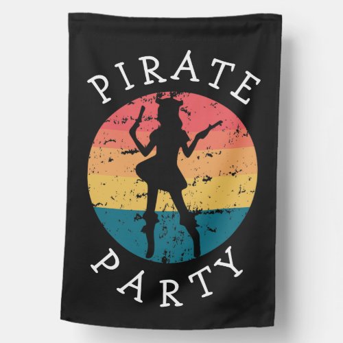 Pirate lady  Flag boat