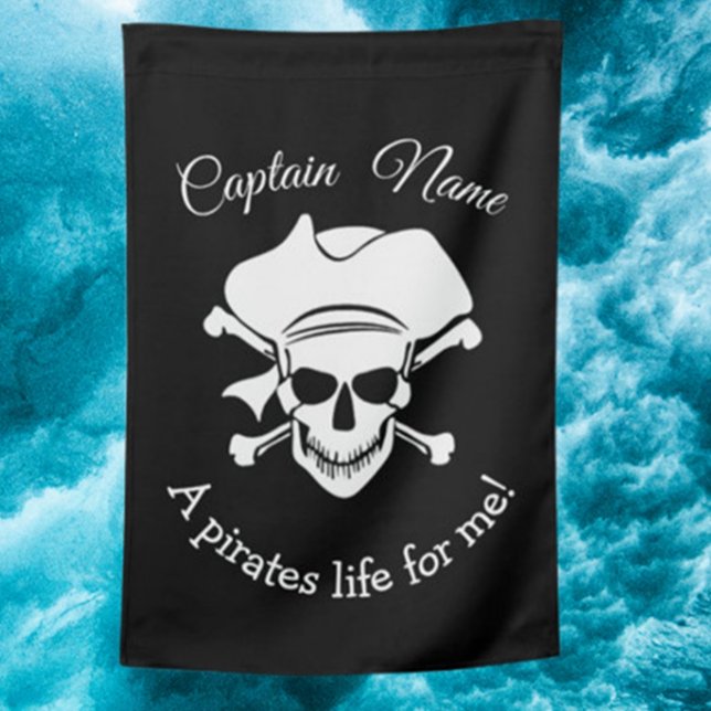 Pirate Legend JOLLY ROGER  House Flag (Show your pride with the JOLLY ROGER Pirate Legend House Flag)