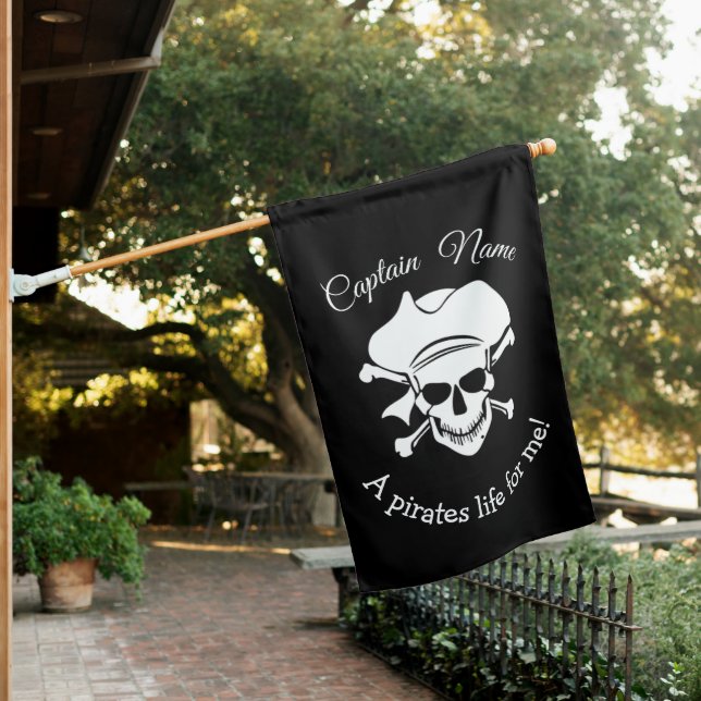 Pirate Legend JOLLY ROGER  House Flag (In SItu)