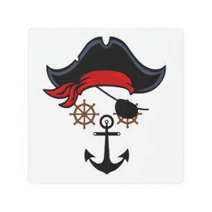 PIRATE LIFE METAL PRINT