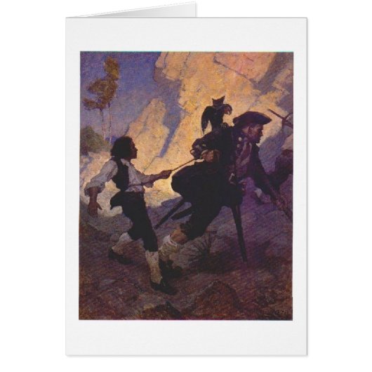 Pirate Long John Silver Cards (Front)