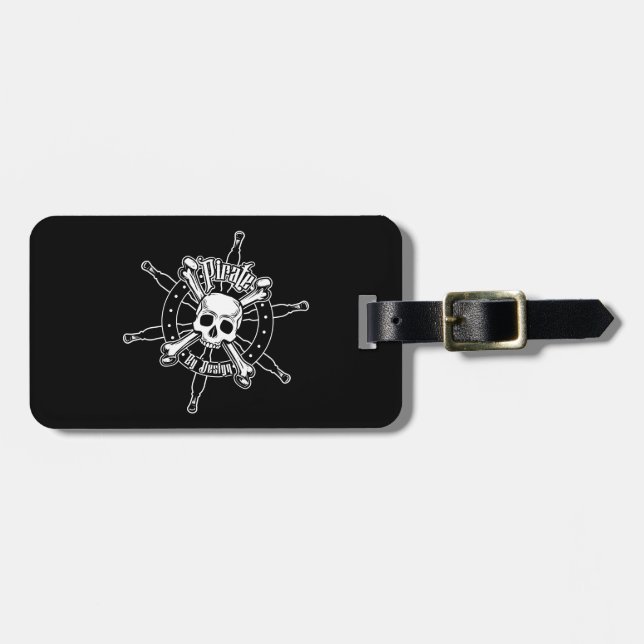 Pirate Luggage Tag (Front Horizontal)