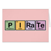 Pirate made of Elements (Front Horizontal)