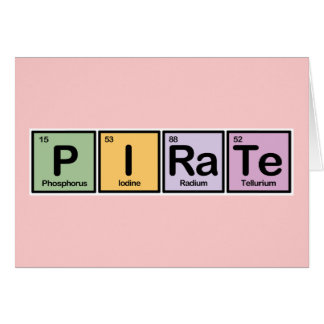 Pirate made of Elements Cards