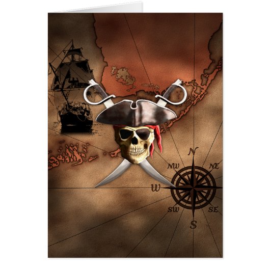 Pirate Map Cards (Front)