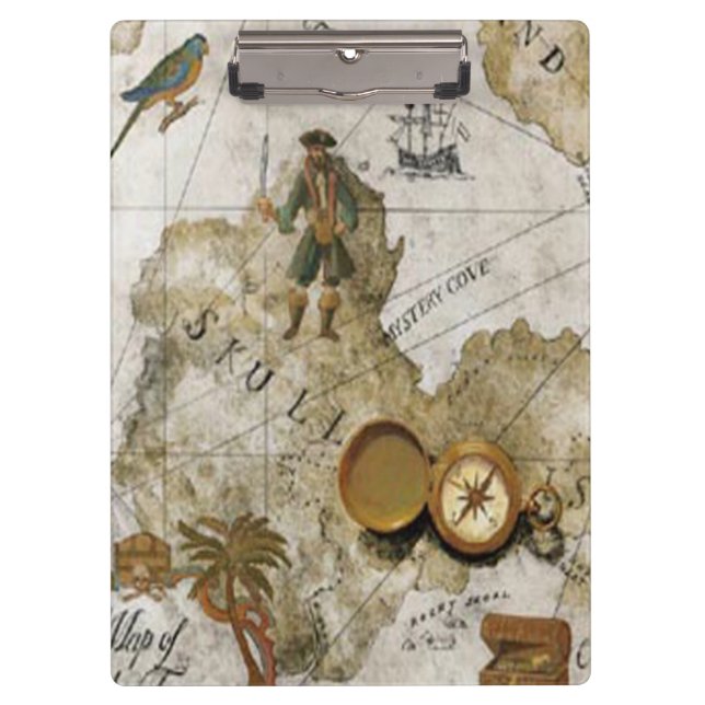 Pirate Map Clipboard (Front)