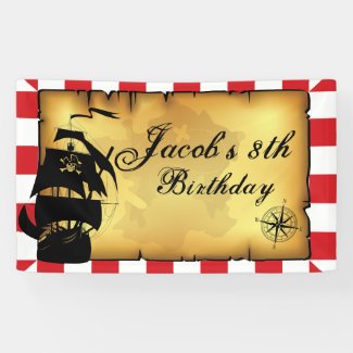 Pirate Map, Party Banner
