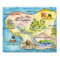 Pirate Map Print - Huge Canvas