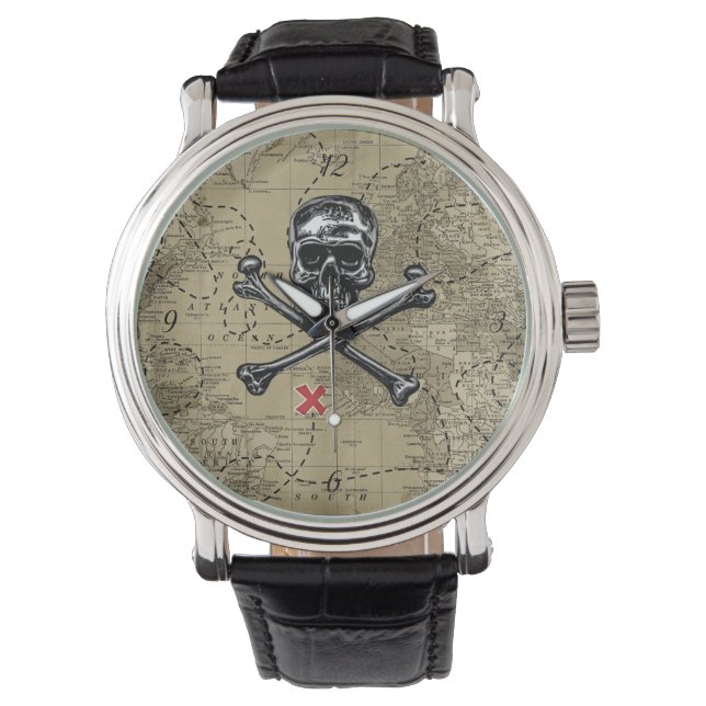 Pirate Map Watch (Front)
